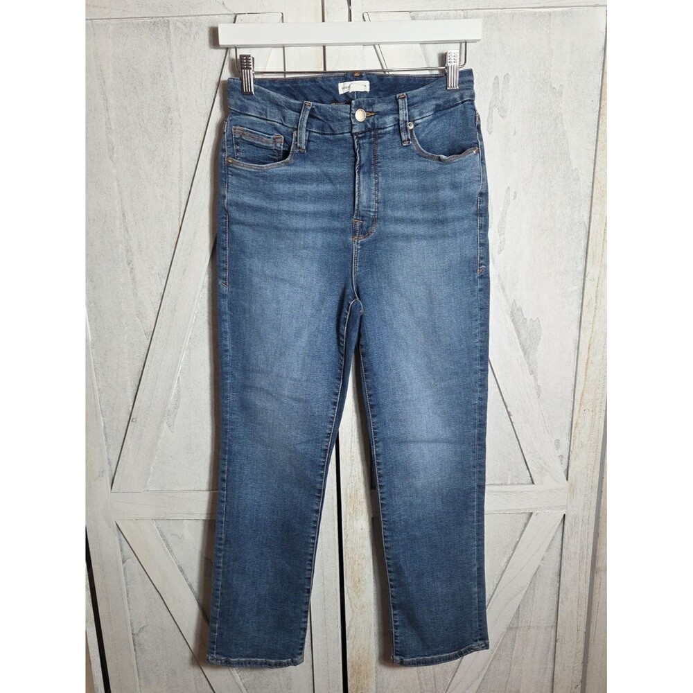Good American Straight Leg Jeans Size 8